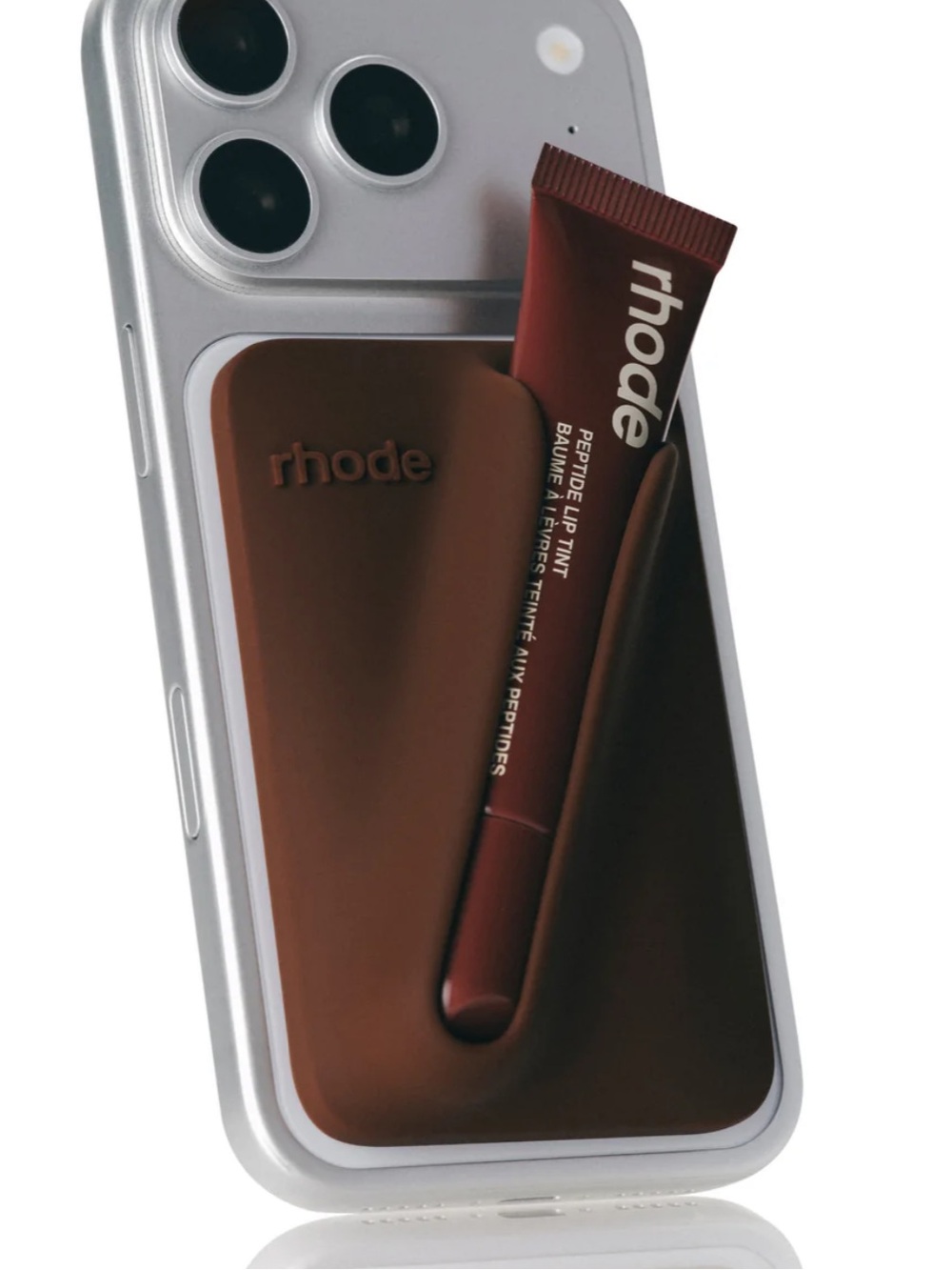nwt rhode snap-on lip case lip holder with magsafe bronze sold out